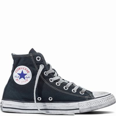 Converse Chuck Taylor All Star Ltd Smoke In High Tops Mens - Black/Black/White Shoes (234RINCS)